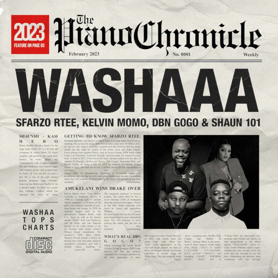Sfarzo Rtee, Kelvin Momo & DBN Gogo – Washaaa (feat. Shaun 101) | Amapiano ZA